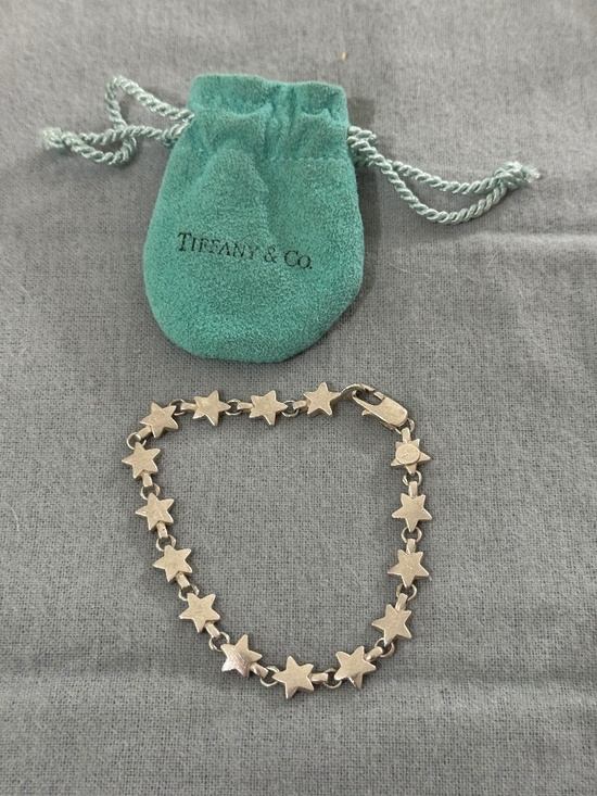 Tiffany & Co. Jewelry - Vintage 90s Tiffany & Co Bracelet Puff Star Sterling Silver